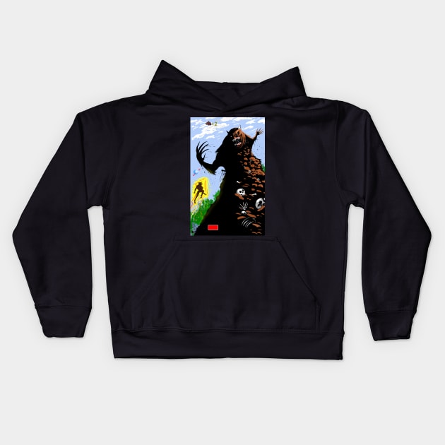 Altered Beast HD Kids Hoodie by DougSQ